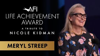 Meryl Streep at the AFI Life Achievement Award Tribute to Nicole Kidman [upl. by Sirdna]