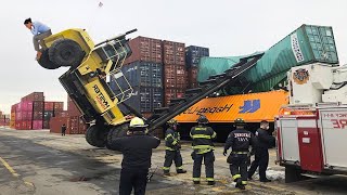 TOP 25 Dangerous Forklift Fails  Heavy Equipment Crashes  Idiots Forklift amp Car Driving Win Skills [upl. by Ahseele]