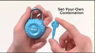 Master Lock 1590D Combination Padlocks  Informational [upl. by Neelasor]