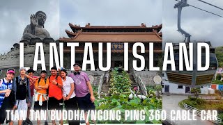 Hong Kong  Lantau Island Cable Car Journey and Tian Tan Buddha [upl. by Nette]