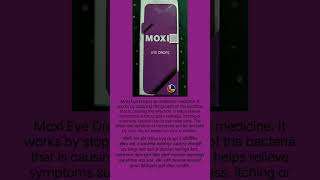 MOXI Eye Drop Uses viralvideo [upl. by Eerhs]