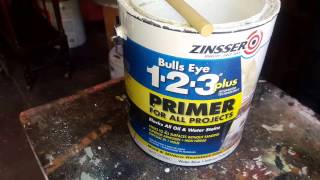 Zinsser Bulls Eye 123 Plus Primer review [upl. by Aremahs]