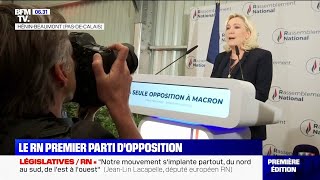 Législatives 2022 la percée historique du Rassemblement national récoltant 89 sièges à lAssemblée [upl. by Buehrer]