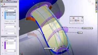 SolidWorks  Création de surfaces complexes [upl. by Caundra]