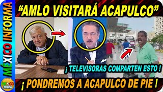 QUIEREN TUMBAR A AMLO TELEVISORAS SE VAN CON TODO AMLO ESTARÁ ESTE DOMINGO EN EL PUERTO [upl. by Yblehs]