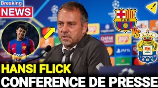 💣CONFÉRENCE DE PRESSE FC BARCELONE  HANSI FLICK  LAMINE YAMAL TITULAIRE  BARCELONE  LAS PALMAS [upl. by Haden186]