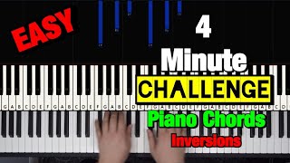 Learn ALL PIANO CHORDS in UNDER 4 MINUTES  quotPiano Challengequot How to play Piano Chords Major [upl. by Leeland]