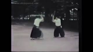 Morihiro Saito Sensei Bukiwasa Aiki ken Aiki jo Iwama 1979 [upl. by Kirtap]