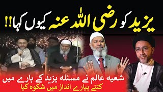 YAZEED Ko Razi Allah Q Kaha  Shia Alim VS Dr Zakir Naik  Pakistan [upl. by Analram297]