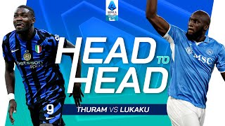 Clash of Offensive Giants  Head To Head  Thuram vs Lukaku  Serie A 202425 [upl. by Akirehc]