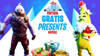 GANHE GRATIS ESSAS DUAS NOVAS SKINS FESTIVAL DE NATAL  Fortnite [upl. by Blanchard]