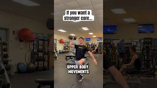 Unilateral upper body movements are the most underrated way to train your core core abs athlete [upl. by Steere]