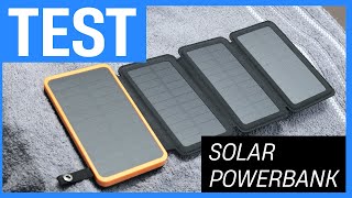 ADDTOP 25000 mAh SolarPowerbank im Test  Lohnt sich eine SolarPowerbank [upl. by Gant]