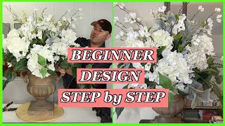 FLORAL DESIGN DIY FOR BEGINNERS  Easy Floral Arranging Hacks  Ramon At Home [upl. by Ji246]