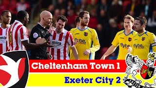 Cheltenham Town 12 Exeter City 21315  Sky Bet League 2 Highlights 201415 [upl. by Nelsen443]