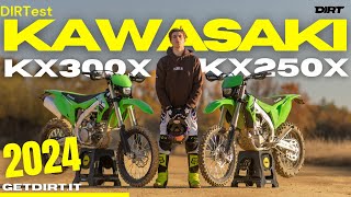 Prova Kawasaki Enduro 2024 ecco come vanno le nuove KX300X e KX250X kittate da KL Service [upl. by Haelam]