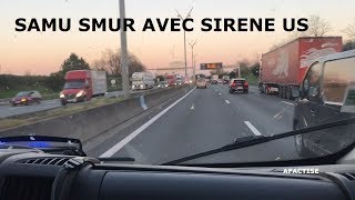 SAMU SMUR avec Sirène US [upl. by Awad]