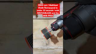 MultiTool blade resharpened in under 20 seconds with Revivablade  multitool milwaukeetools asmr [upl. by Ahsoem]