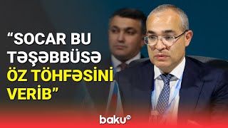 Yaşıl inkişaf portalının təqdimat mərasimi  Mikayıl Cabbarov tədbirdə çıxış etdi [upl. by Ahouh489]