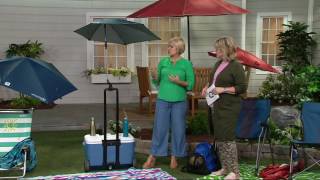 SportBrella Set of 2 VersaBrella AllPosition Umbrellas on QVC [upl. by Idnis796]