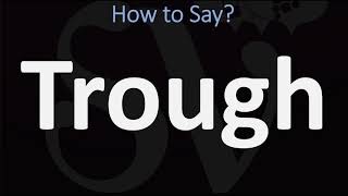 How to Pronounce Trough 2 WAYS British Vs USAmerican English Pronunciation [upl. by Naget197]