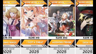 30 MustWatch Isekai Anime Coming in 2025  Anime Bytes [upl. by Gervase347]