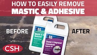 How To Easily Remove Mastic amp Adhesive  Quick Tips from Tiff 9 [upl. by Ahsin]