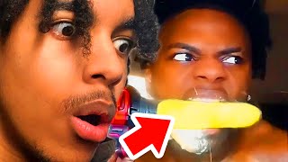 iShowSpeed Tries CORN ON DRILL CHALLENGE amp THIS HAPPENED 💔  REACTION [upl. by Atilek]