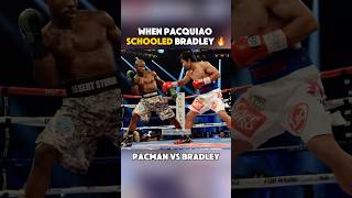 When Pacquiao SCHOOLED Bradley boxing knockoutpower boxingfight trending [upl. by Ayaladnot]