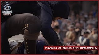 Assassins Creed Unity Revolution Gameplay Trailer UK [upl. by Haroppiz]