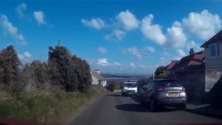 Spring Drive Single Track Road To Newburgh North Fife Scotland [upl. by Lempres364]