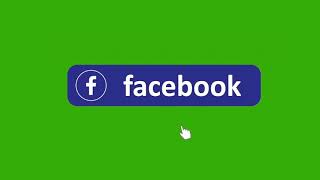 Animated Green Screen Like Follow And Share Button for Facebook  No Copyright Free to use [upl. by Asiled]