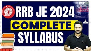 RRB JE Syllabus 2024  RRB JE CBT 1 and CBT 2 Complete Syllabus 2024  By Sahil Madan Sir [upl. by Orel]