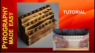 Wood Burning  Build a Pyrography Pen Tip Holder  pyrography tutorial [upl. by Annekam]