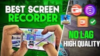 Best screen recorder for pubg amp bgmi 🥶  Best screen recorder for android  no lag screen recorder 🥶 [upl. by Notniv]