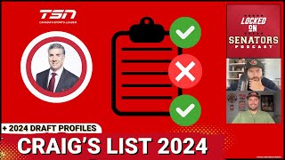 Reacting To Craig Buttons Most Recent Draft List For TSN  2024 NHL Draft Rankings 5654 [upl. by Holden]