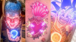 45 Best VFX Light Lines Animation Tattoo Designs  Lighting Effect for Tattoos  Colorful Tattoos [upl. by Feldstein46]