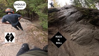 Watch My Friend Nail the Ultimate Rock n Roll Drop  Whistler Bike Park [upl. by Allebram]