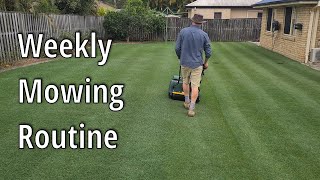 My Weekly Mowing Routine for a Great Lawn [upl. by Keeley858]