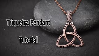 Wire wrapped triquetra pendant for beginner [upl. by Sheryl208]