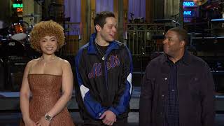 SNL Host Pete Davidson Thinks He’s Kenan Thompson’s Favorite Rapper [upl. by Garson239]