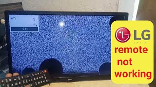 LED TV REMOTE NOT WORKING  LG LED TV SERVICE [upl. by Kiah766]