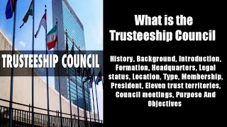 Trusteeship Council of United Nations  Trusteeship Council of UN  Trusteeship  5min Knowledge [upl. by Lundt]