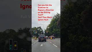 Driving Test Tips Can you Ask the Examiner to Repeat Directions on the Driving Test shorts video [upl. by Nahshon]