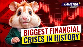 Top 3 biggest financial crises from the Great Depression to COVID19 ⚡️ Hamster Academy [upl. by Ihcur]