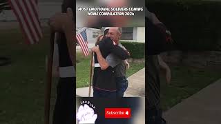 Most Emotional Soldiers Coming Home Compilation 2024 soldier solidiercominghome [upl. by Azila916]