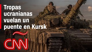 Resumen en video de la guerra Ucrania  Rusia Tropas ucranianas vuelan un puente en Kursk [upl. by Eninnej]