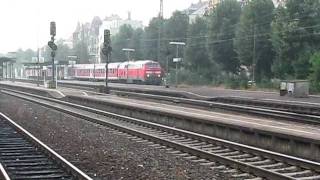 218 203 mit RB von Fürth Hbf nach Cadolzburg [upl. by Tildy614]