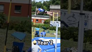 7 Year Polevault Progression [upl. by Magnus]