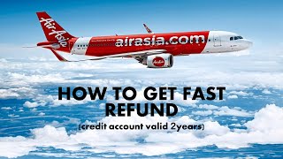 NEW  How to refund  cancel AirAsia flight ticket [upl. by Galatea]